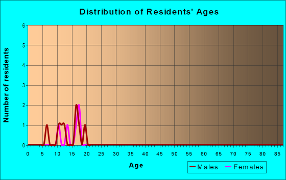 Age and Sex of Residents in Stephen Foster Highlands in Tampa, FL