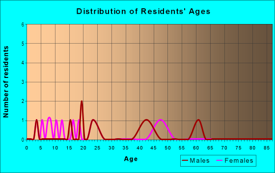 Age and Sex of Residents in Bayamo in Tampa, FL
