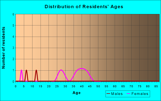 Age and Sex of Residents in Chateau Villa in Tampa, FL