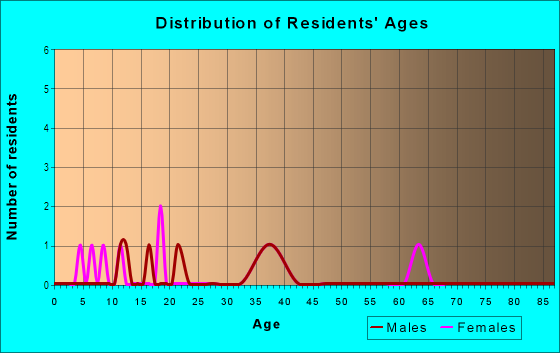 Age and Sex of Residents in Maine Park in Tampa, FL