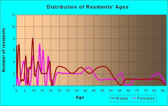 Age and Sex of Residents in Villa Saint Louis in Tampa, FL