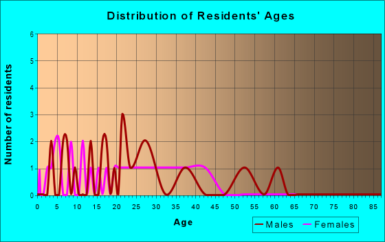 Age and Sex of Residents in East Forest Park in Plant City, FL