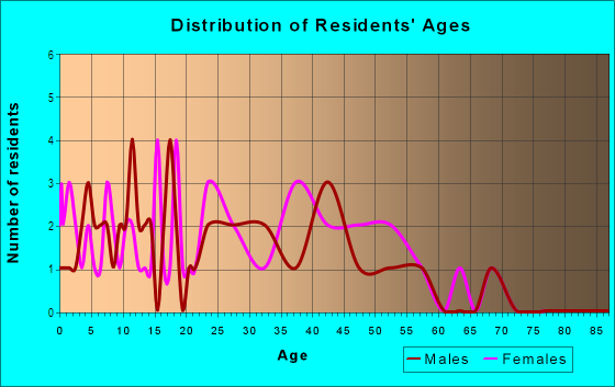 Age and Sex of Residents in Meridian Luxuary Condo in Tampa, FL