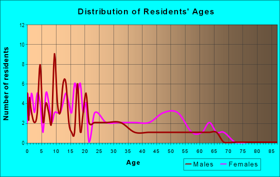 Age and Sex of Residents in New Malibu in Orlando, FL