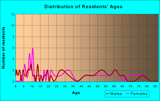 Age and Sex of Residents in Lakeview Park in Paisley, FL