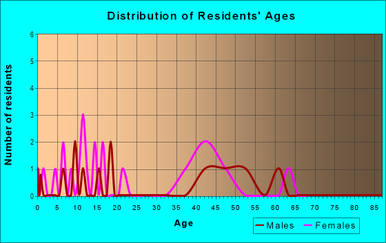 Age and Sex of Residents in Somerset in Auburndale, FL