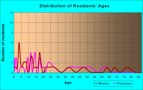 Age and Sex of Residents in Jamestown in Davenport, FL