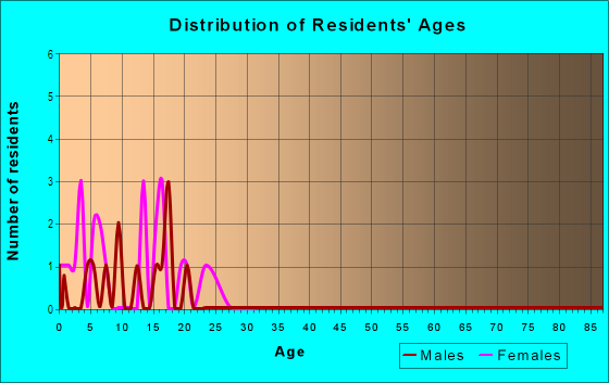 Age and Sex of Residents in King's Place in Fort Meade, FL