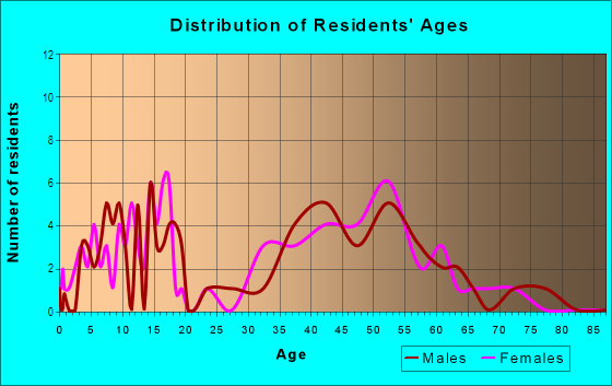 Age and Sex of Residents in Lake Point in Lakeland, FL