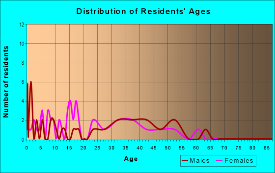 Age and Sex of Residents in Nita Estates in Seffner, FL