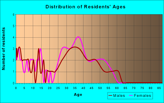 Age and Sex of Residents in Peppermill At Providence Lakes in Brandon, FL