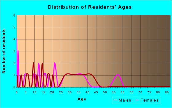 Age and Sex of Residents in Somerset in Valrico, FL