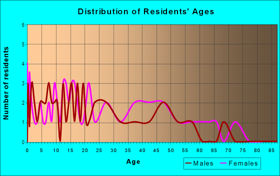 Age and Sex of Residents in Adamo Acres in Tampa, FL