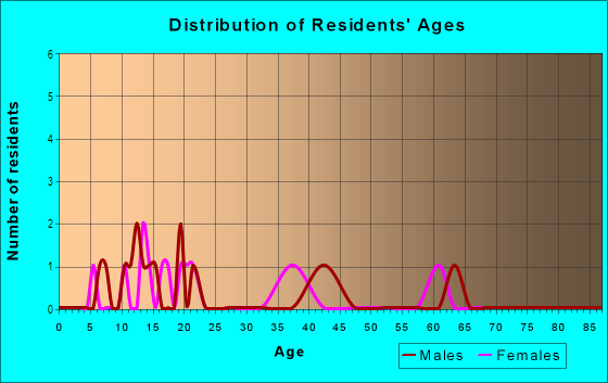 Age and Sex of Residents in Brandon Lake Park in Brandon, FL