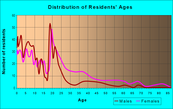 Age and Sex of Residents in Hitch Village in Savannah, GA