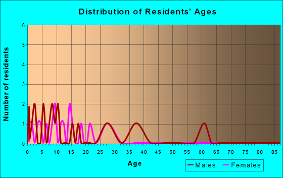Age and Sex of Residents in Patrick Place in Rogers, AR