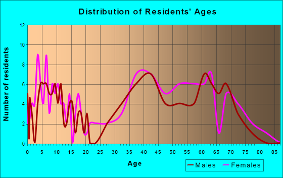 Age and Sex of Residents in Mount Vernon Springs in Atlanta, GA