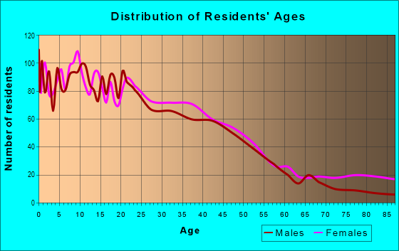 Age and Sex of Residents in Park Street in Lawrence, MA
