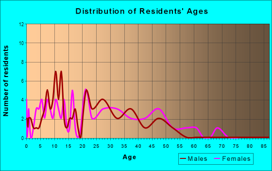 Age and Sex of Residents in PLACE in Lansing, MI