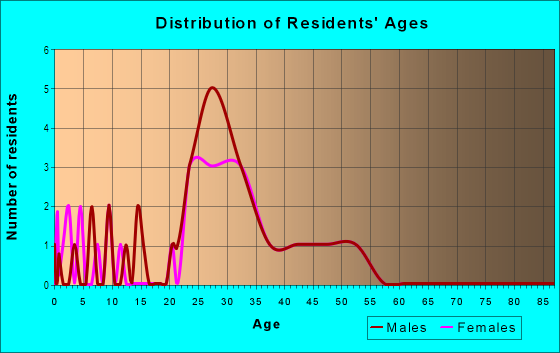 Age and Sex of Residents in Wellington Heights in Manchester, NH