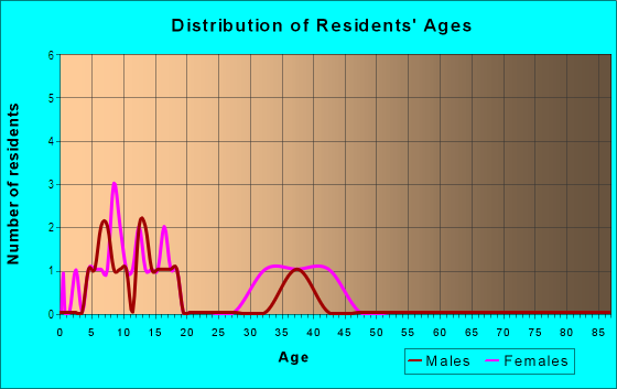 Age and Sex of Residents in Applewood Village in Derry, NH