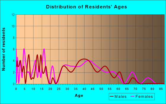 Age and Sex of Residents in McKennan Park Historic District in Sioux Falls, SD
