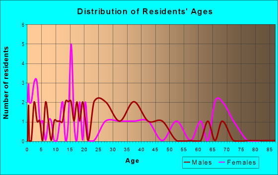 Age and Sex of Residents in Bell View in Plano, TX