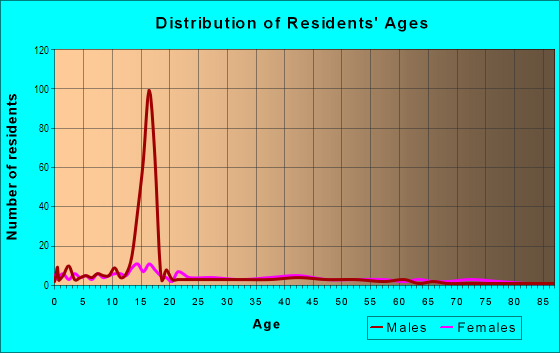 Age and Sex of Residents in Lone Star Industrial Park in Dallas, TX