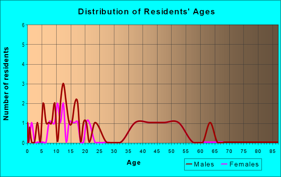Age and Sex of Residents in Tonkawa Village in Round Rock, TX