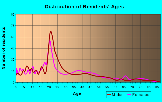 Age and Sex of Residents in Lambert's Point in Norfolk, VA