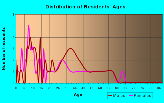 Age and Sex of Residents in El Morado Court in Ontario, CA