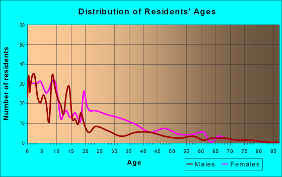 Age and Sex of Residents in Sun Valley in Denver, CO