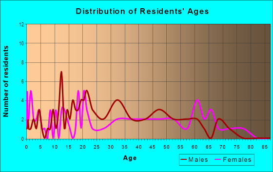 Age and Sex of Residents in Hinchman Renton Garden in Commerce City, CO