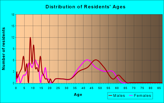 Age and Sex of Residents in Willows in Boulder, CO