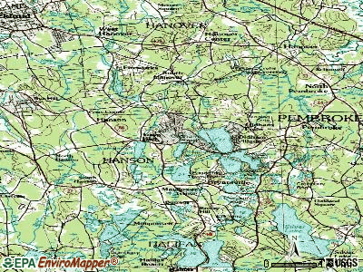 Map of the town of Hanson, Plymouth County, Mass - Norman B