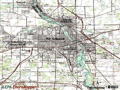 St Cloud Mn Zip Code Map - Billy Cherish