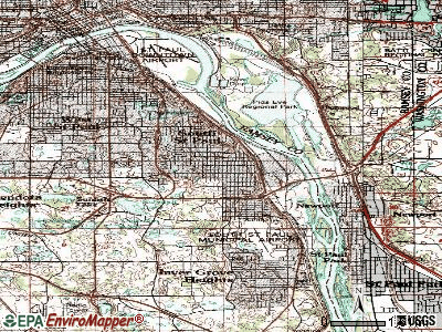 Map of South St.Paul, MN, Minnesota