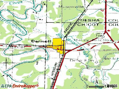 Dermott, Arkansas (AR 71638) profile: population, maps, real estate ...