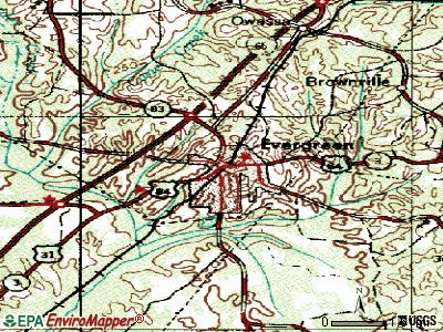 Evergreen, Alabama (AL 36401) profile: population, maps, real estate ...