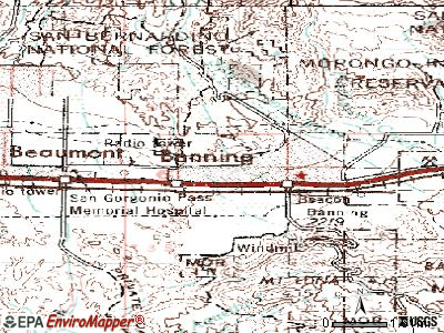 Where Is Banning California Map - United States Map