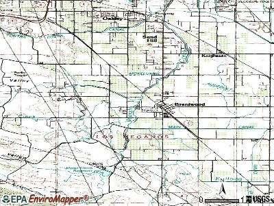 map of brentwood ca Brentwood California Ca 94513 Profile Population Maps Real