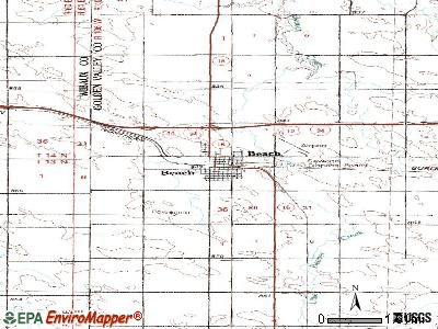 Beach, North Dakota (ND 58621) profile: population, maps, real estate ...