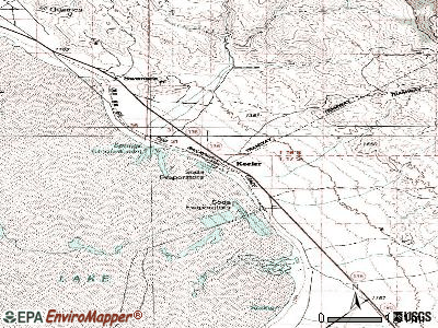 Keeler, California (CA 93530, 93545) profile: population, maps, real ...