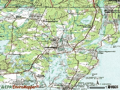 Wakefield-Peacedale, Rhode Island (RI 02879) profile: population, maps ...