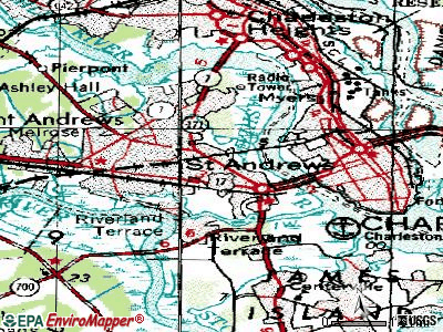 Charleston topographic map