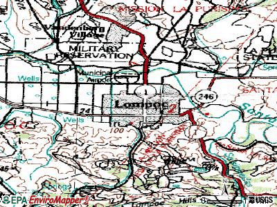 map of lompoc ca