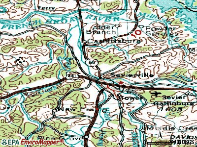 Sevierville, Tennessee (TN 37764) profile: population, maps, real ...