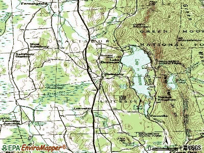 Salisbury topographic map