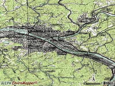 Charleston topographic map