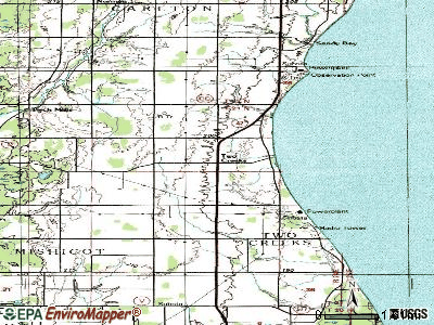 Two Creeks, Wisconsin (WI 54241) profile population, maps, real estate
